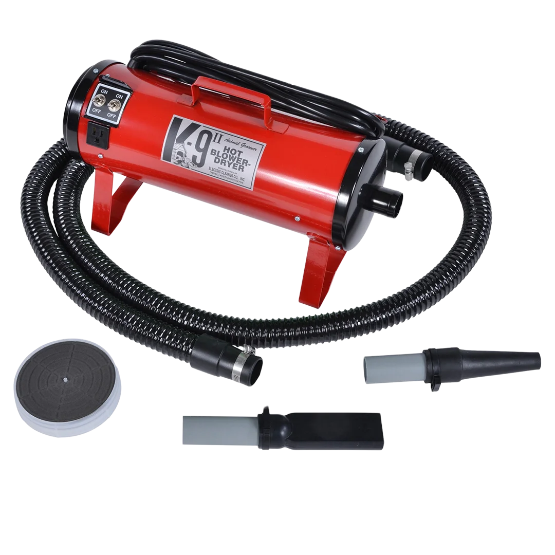 K-9 II Dog Dryer Two-Speed with Free Water Peeler Attachment by Electric Cleaner