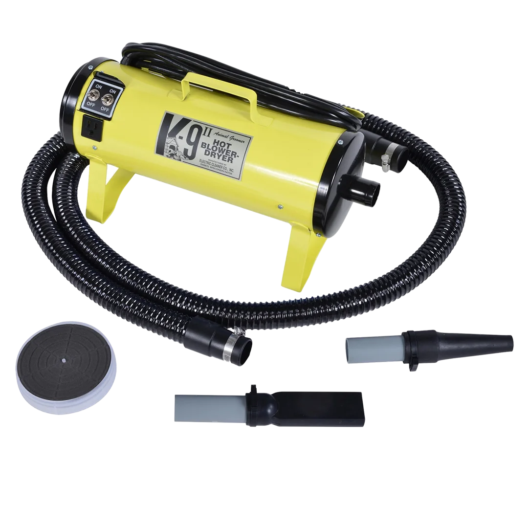 K-9 II Dog Dryer Two-Speed with Free Water Peeler Attachment by Electric Cleaner