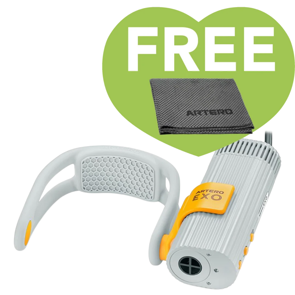 Artero Exo Neck Mount Dryer Grey with Towel