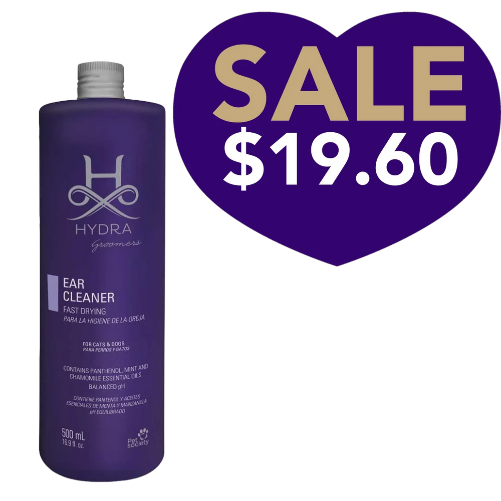 Flushable Ear Cleaner for Dogs and Cats by Hydra
