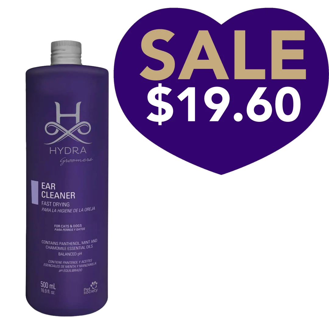 Flushable Ear Cleaner for Dogs and Cats by Hydra
