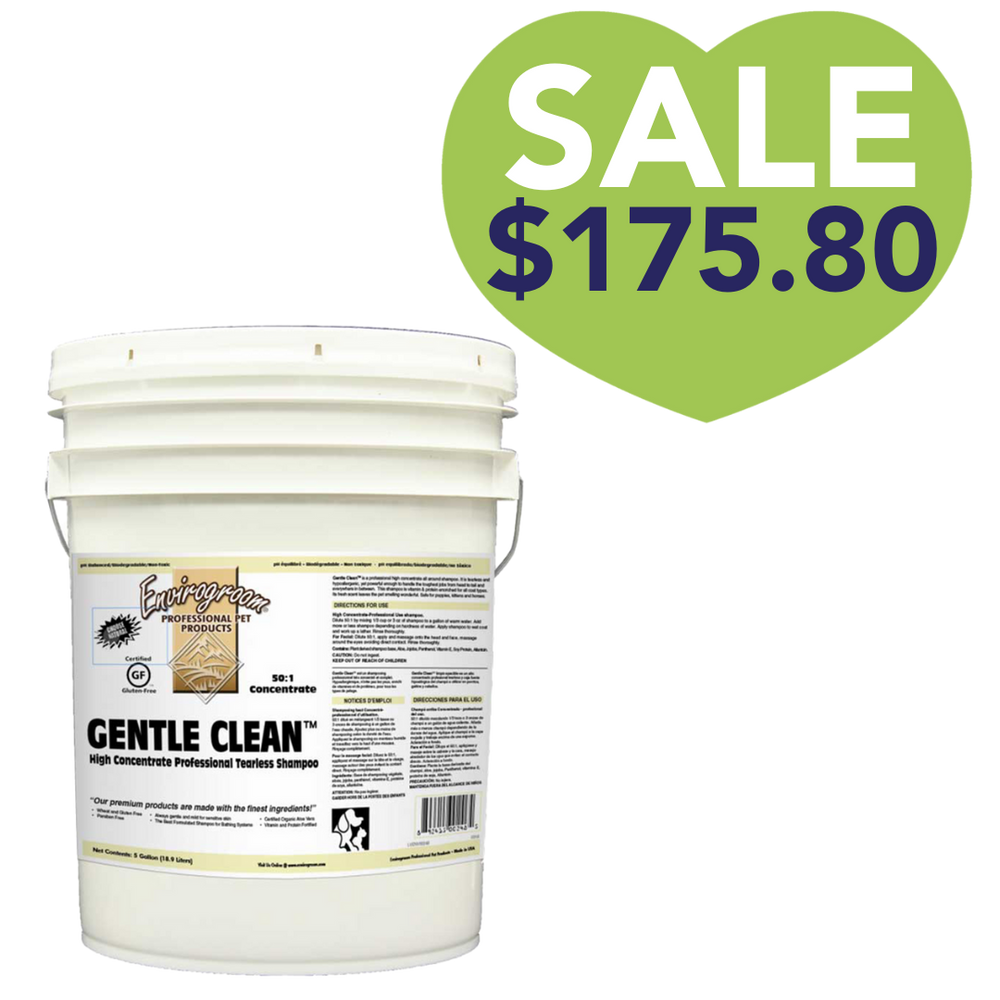 Gentle clean shampoo bucket by envirogroom