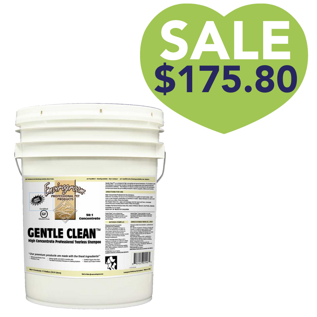 Gentle clean shampoo bucket by envirogroom