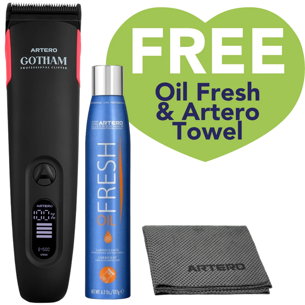 Artero Gotham Clipper Black with Oil and Towel