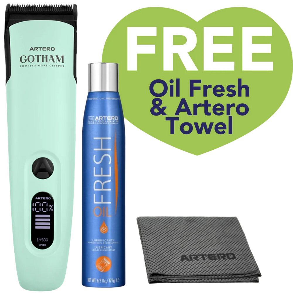 Artero Gotham Clipper Green with Oil and Towel 