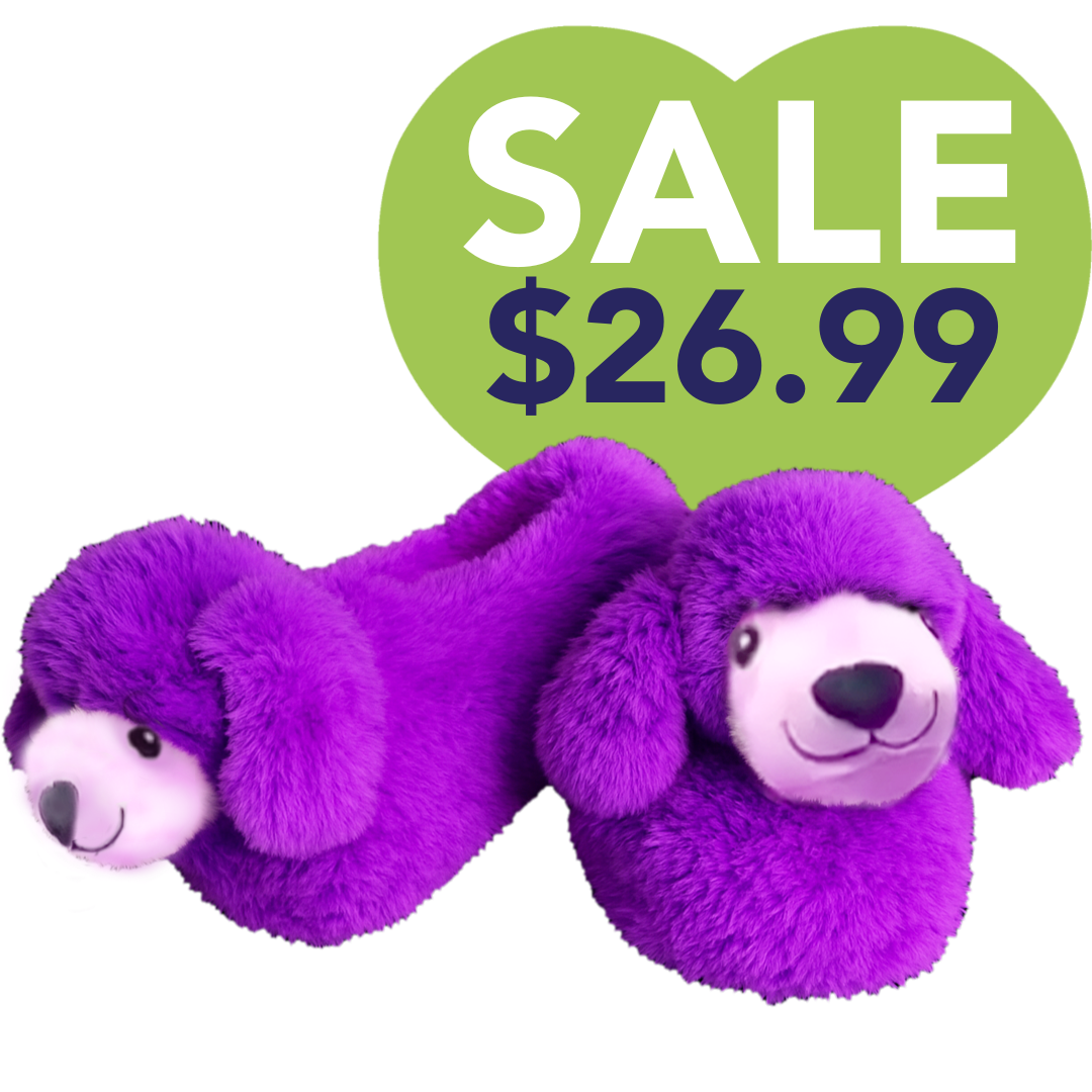 Gwen's Purple Slippers For Charity