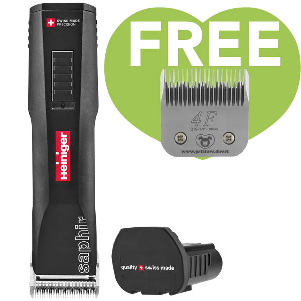 Black Saphir with one battery by Heiniger