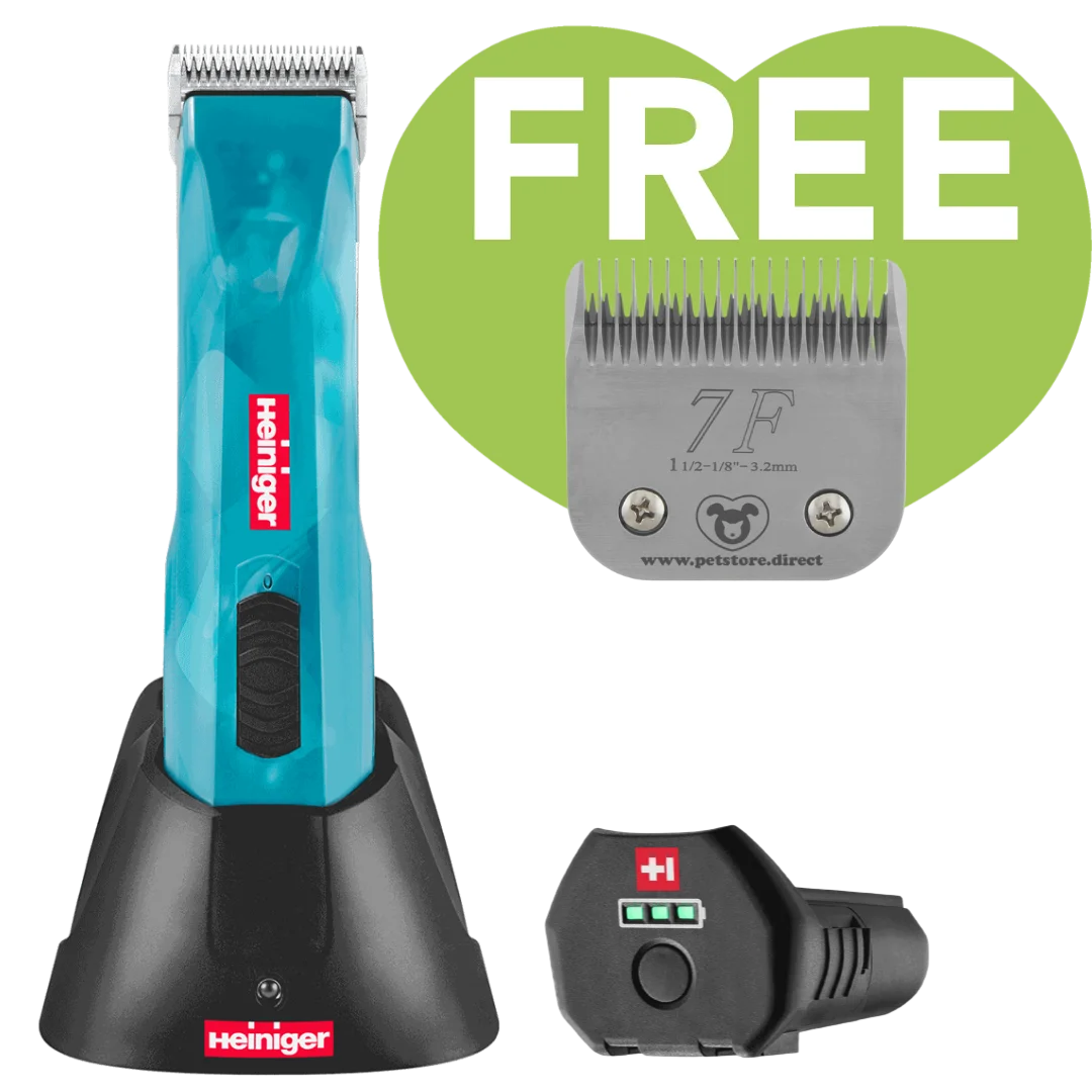 Opal Cordless Clipper with One Battery with 7F Blade by Heiniger
