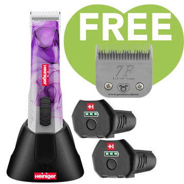 Opal Special Edition Cordless Clipper 2 Batteries with 7F Blade by Heiniger