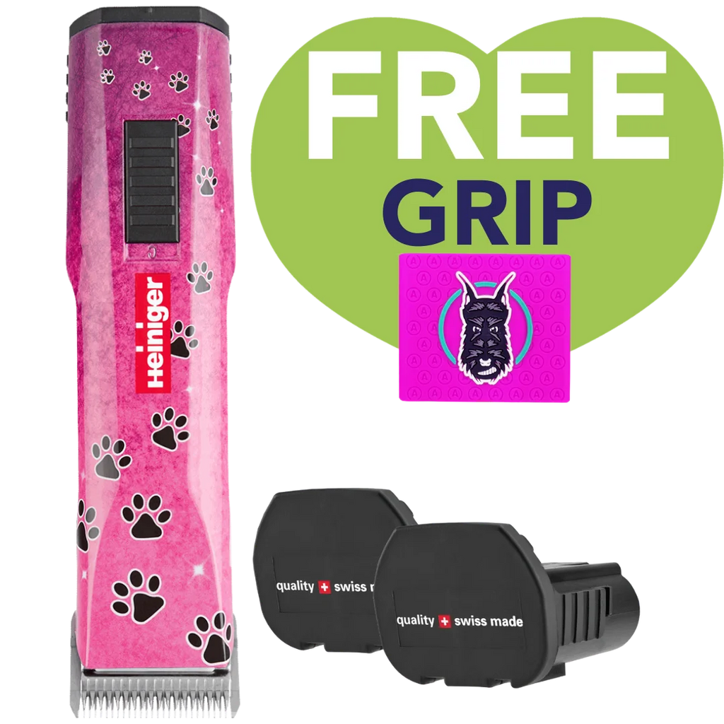 Pink Paws Saphir Cordless Clipper by Heiniger