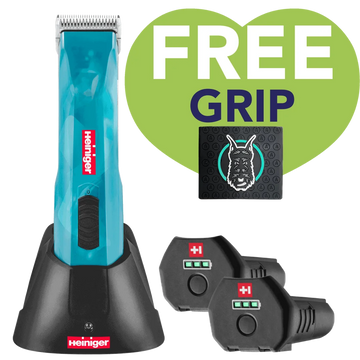 Opal Cordless Clipper 2 Batteries with Free Grip by Heiniger