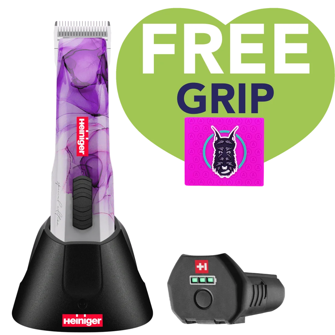 Special Edition Opal Cordless Clipper one battery with Free Grip by Heiniger