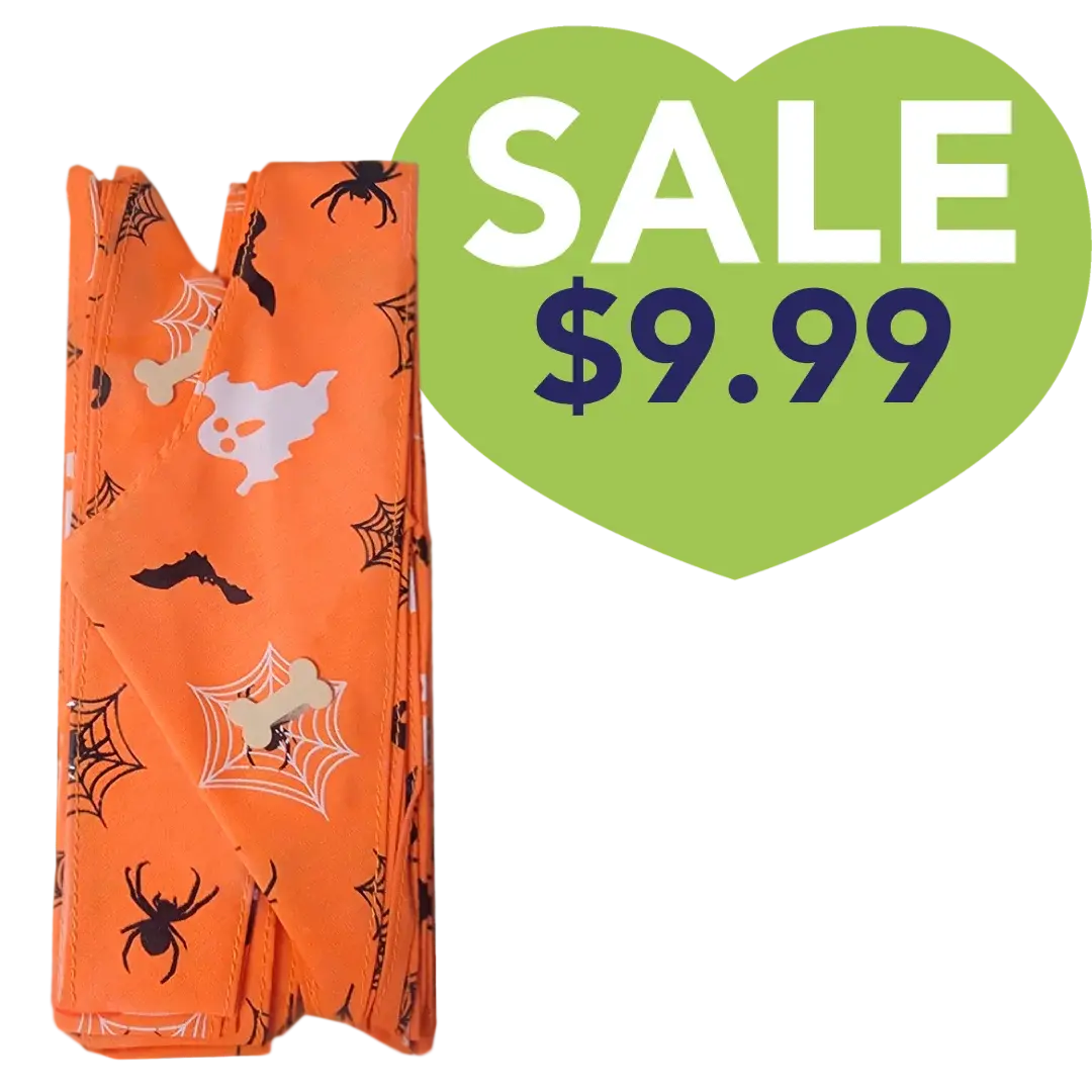 Halloween Dog Bandana Design #84 by Cecilia (Set of 10)