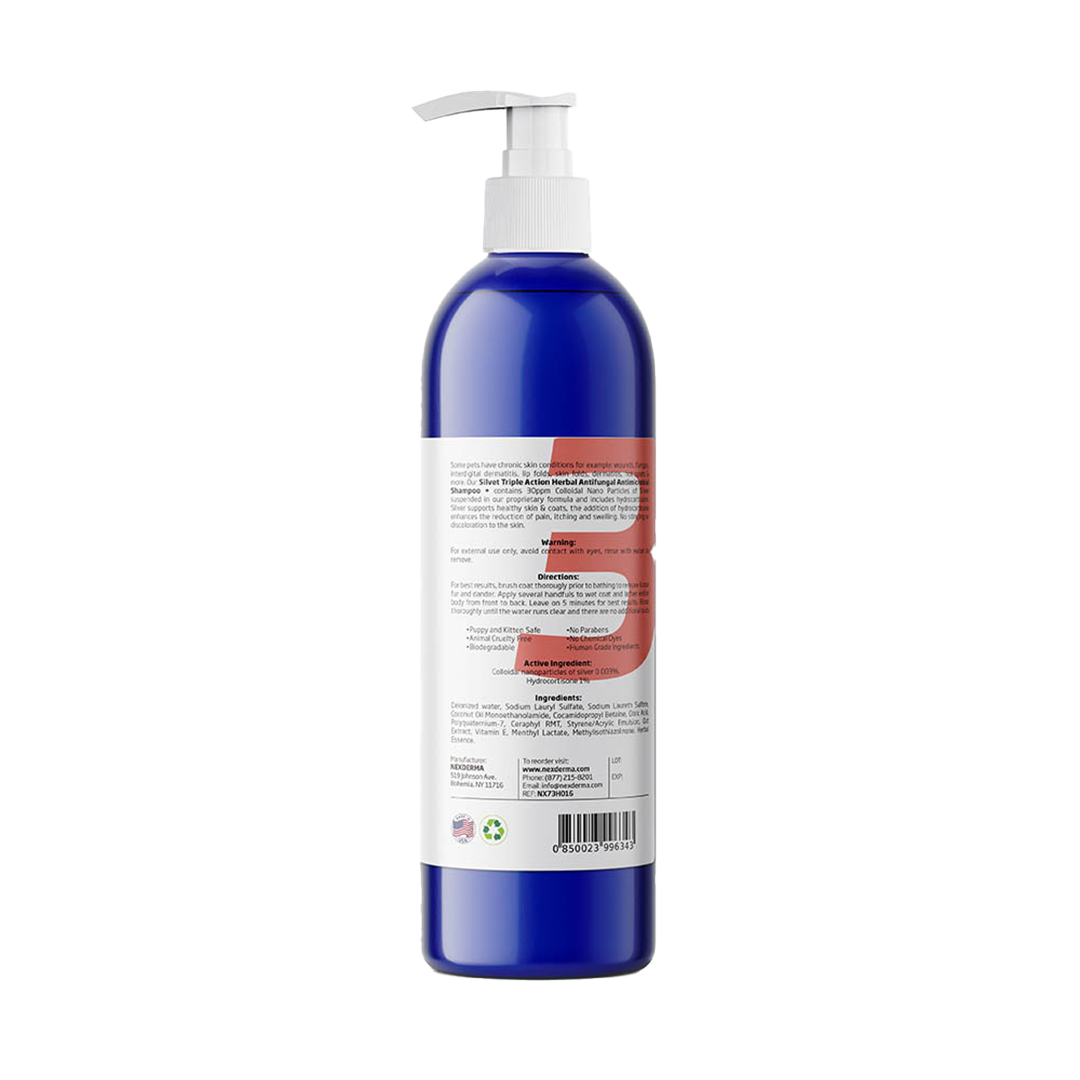 Herbal Hydrocortisone Shampoo 16oz by Nexderma