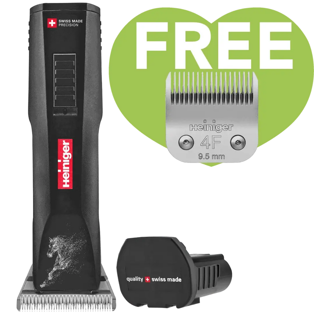 Heiniger Horse Saphir Cordless Clipper One Battery with 4F Blade