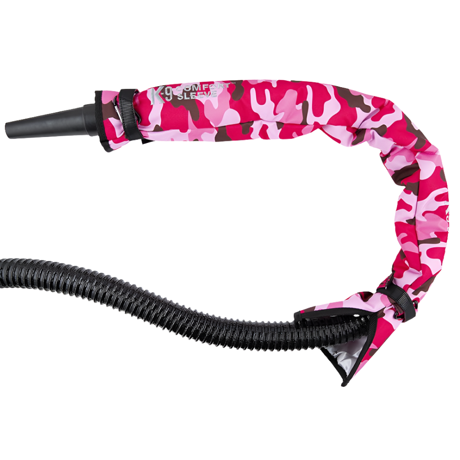 Pink Camo Comfort Sleeve for Dryer Hose by Electric Cleaner