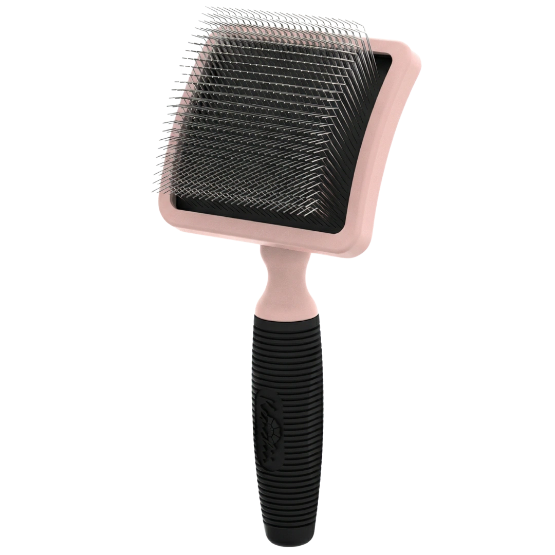 Long Pin Slicker Brush Blush by Kenchii