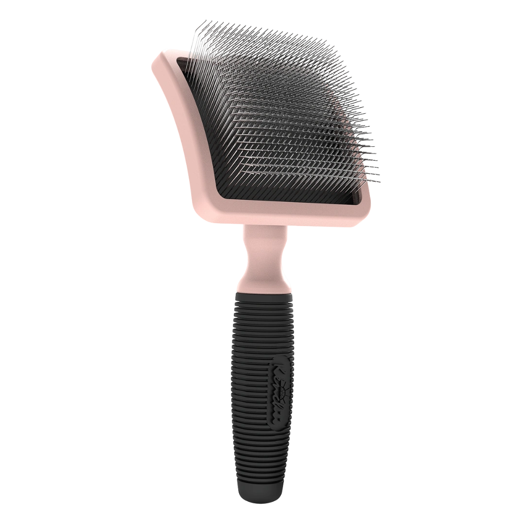 Long Pin Slicker Brush Blush by Kenchii