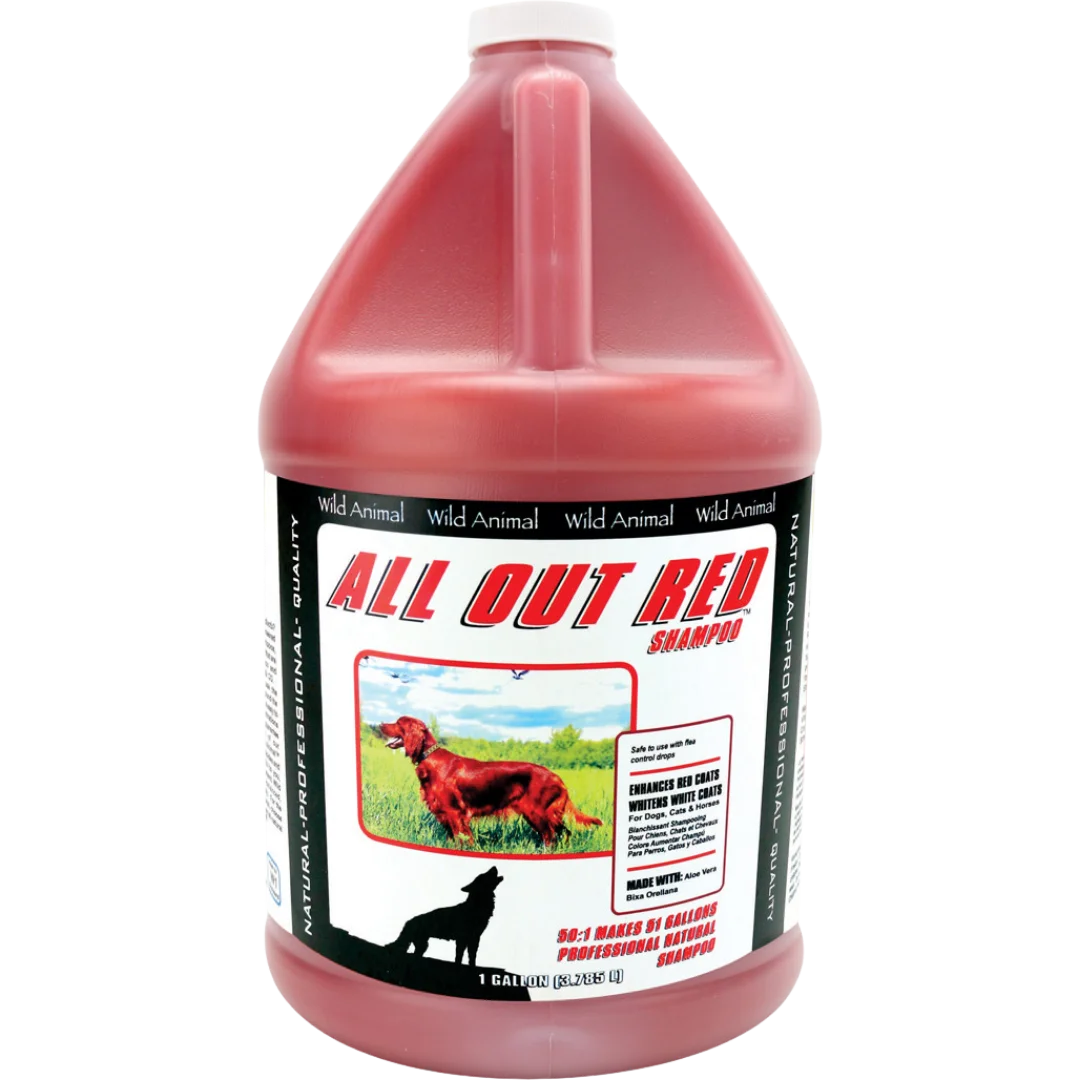 All Out Red Shampoo Gallon by Wild Animal