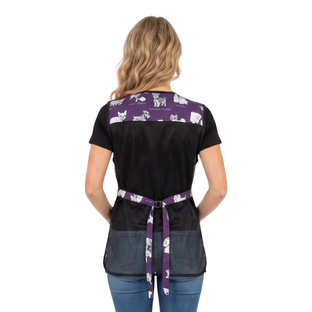  ladybird-line-puppy-love-sketch-waterproof-hair-resistant-pet-grooming-vest