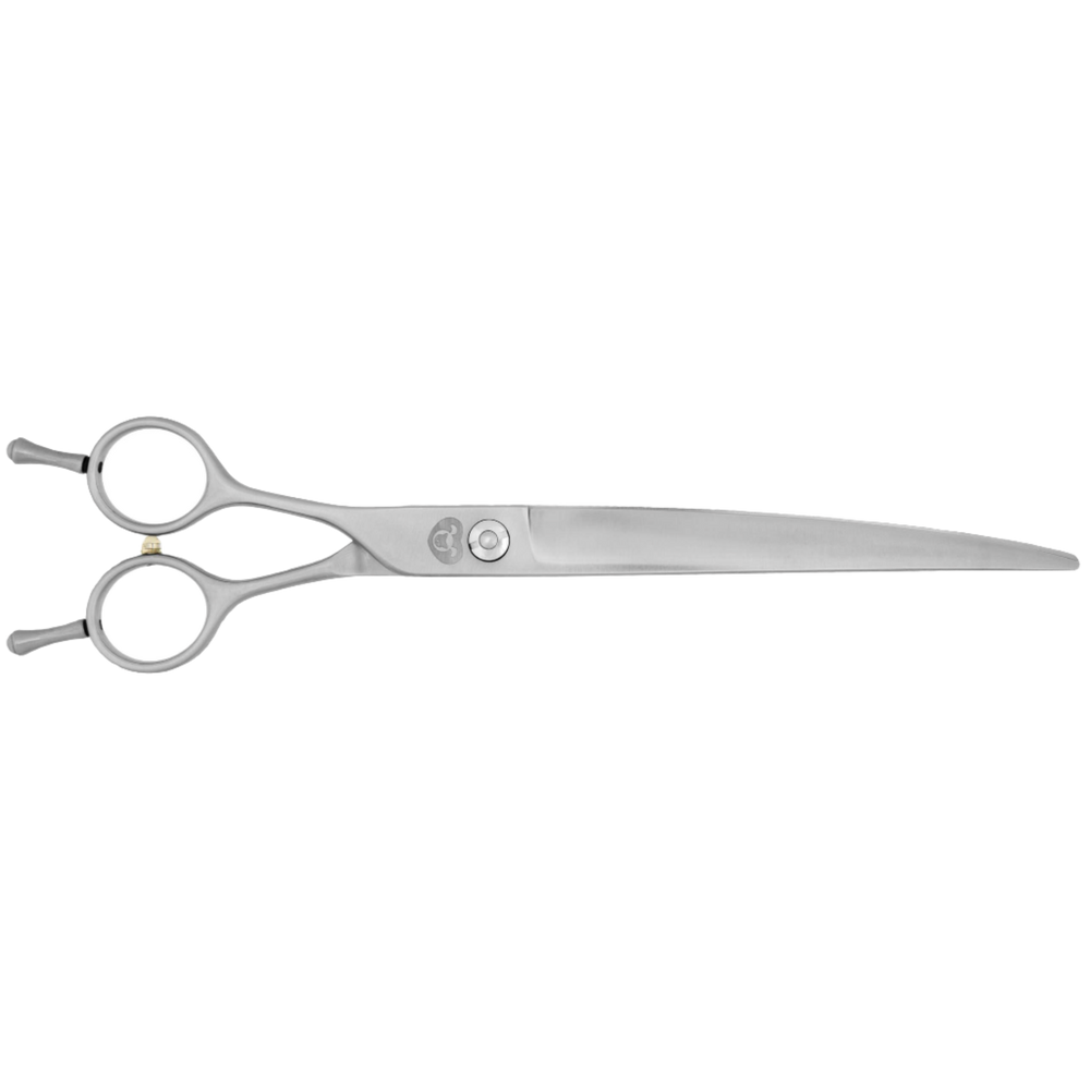 8" Premium Curve Left-Handed Grooming Shears by PetStore.Direct