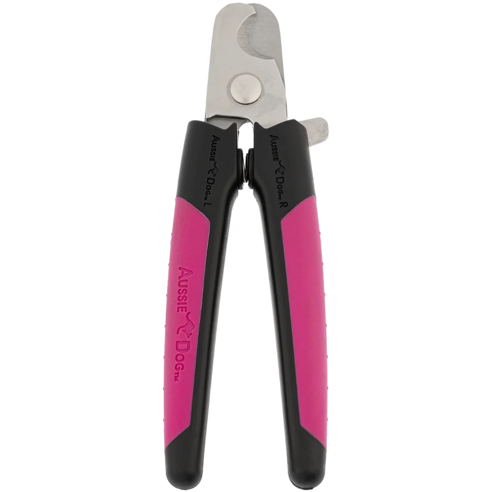 Nail Trimmer Black and Fuschia Large by Aussie Dog
