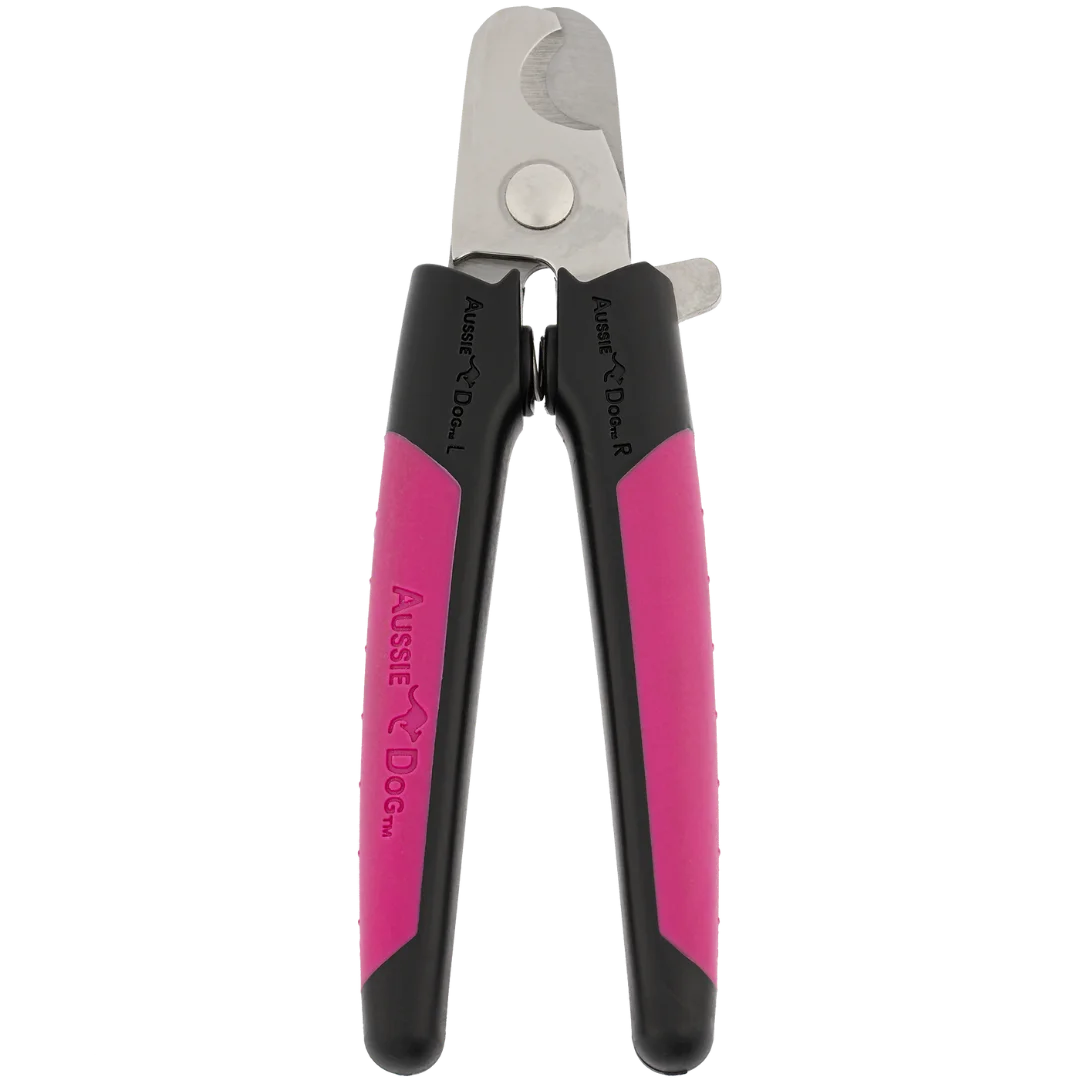 Nail Trimmer Black and Fuschia Large by Aussie Dog