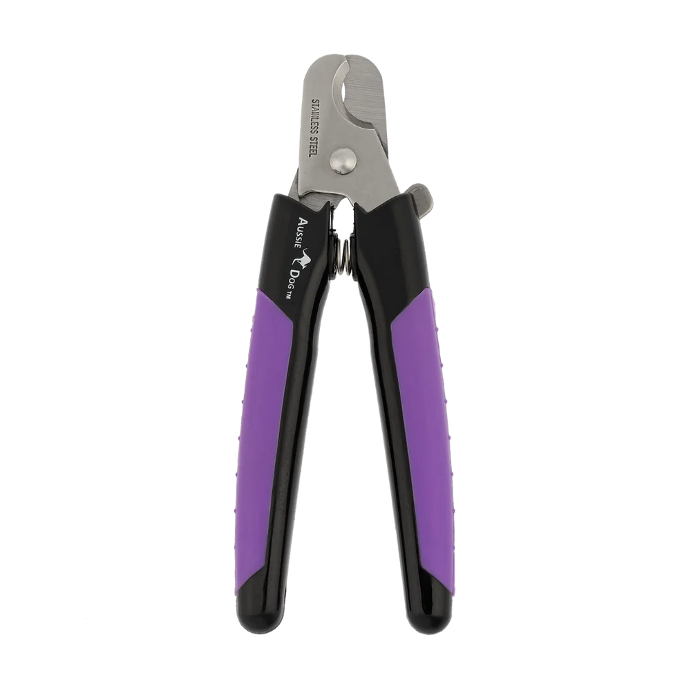 Nail Trimmer Black and Purple by Aussie Dog