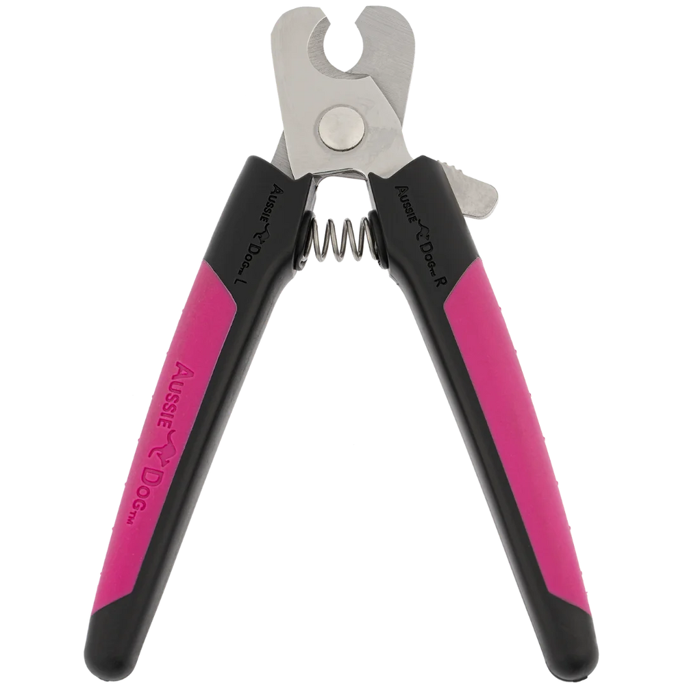 Nail Trimmer Black and Fuschia Large by Aussie Dog