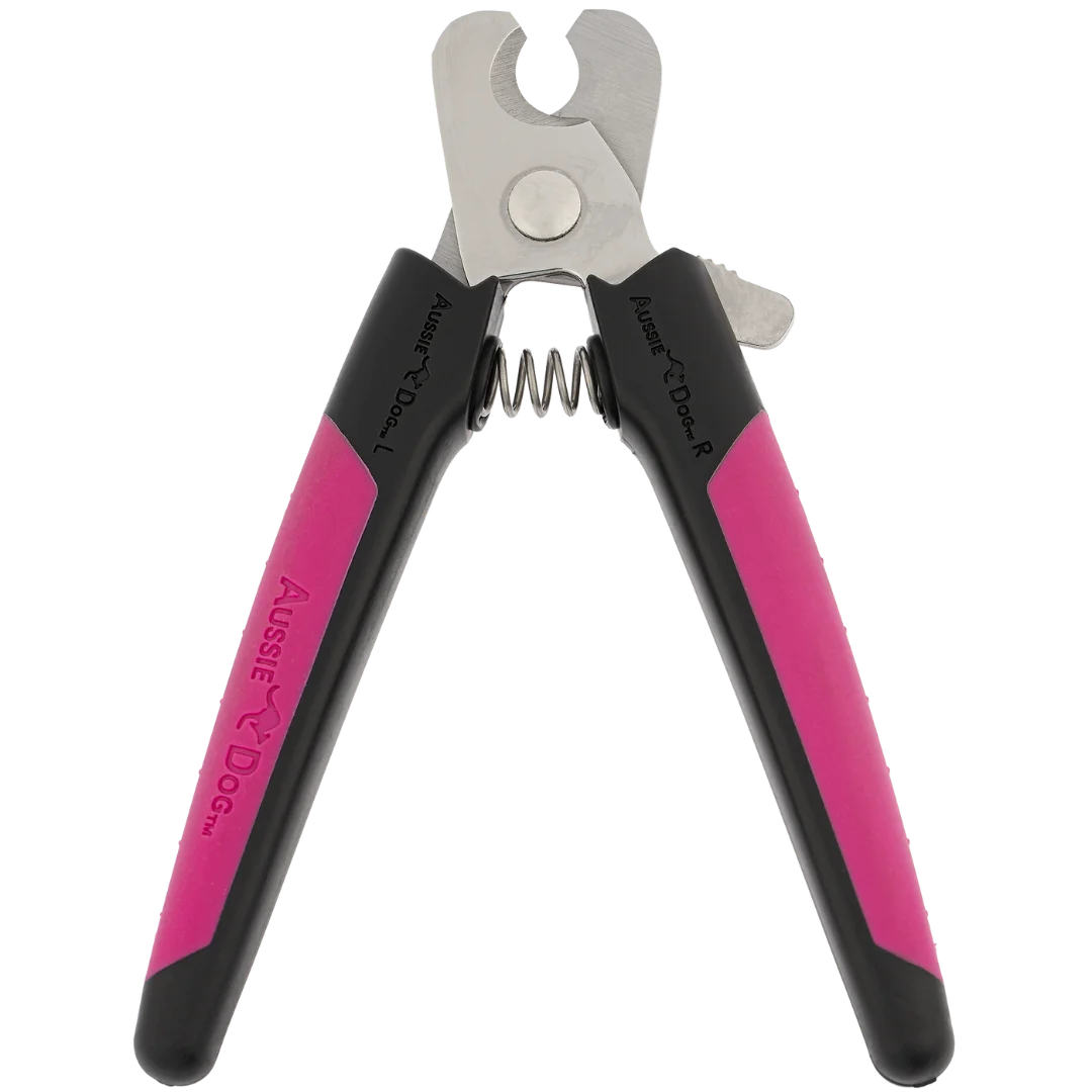 Nail Trimmer Black and Fuschia Large by Aussie Dog