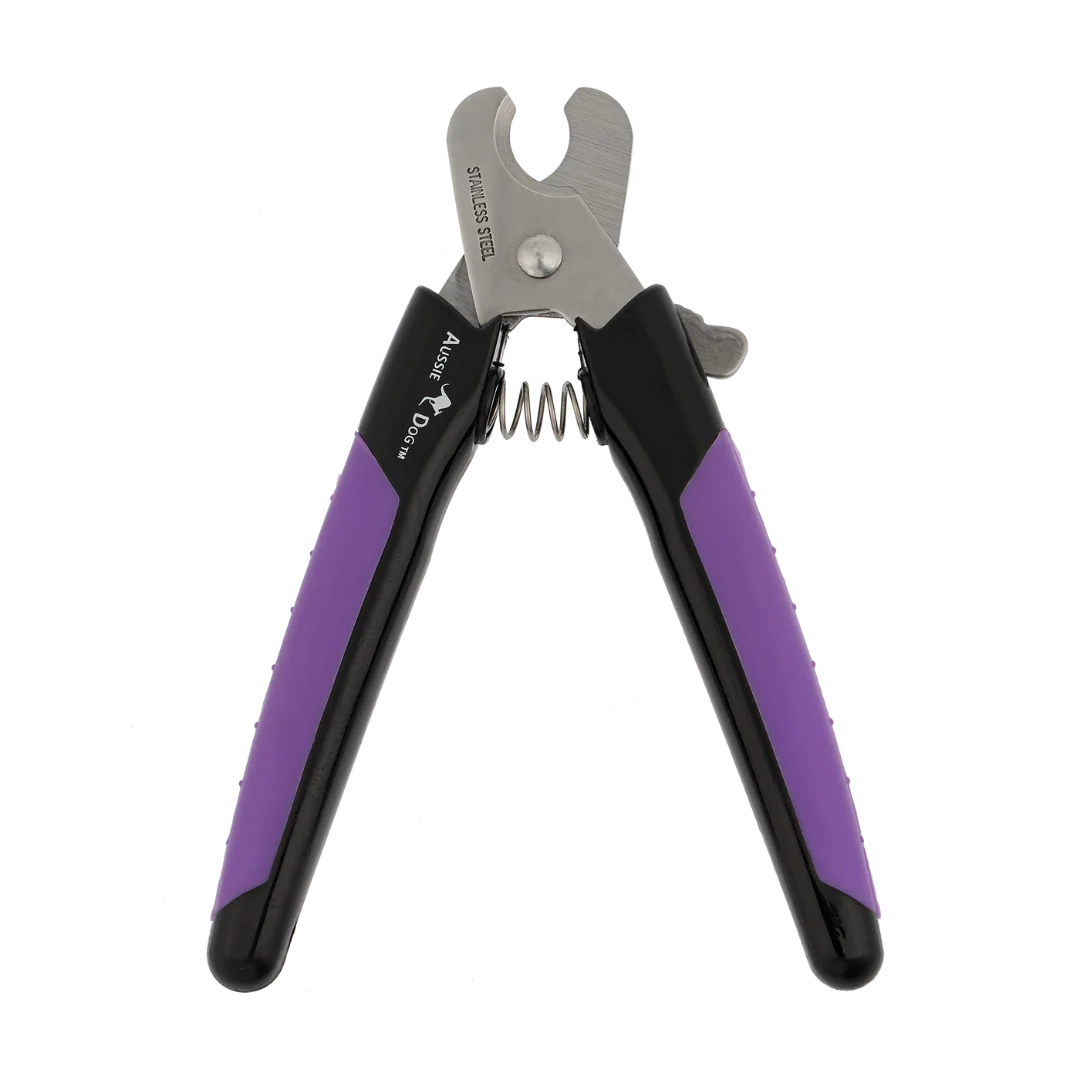 Nail Trimmer Black and Purple by Aussie Dog