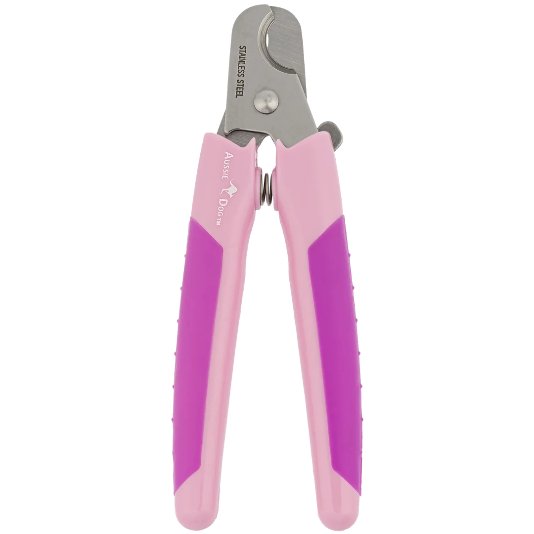Nail Trimmer Pink and Purple Large by Aussie Dog