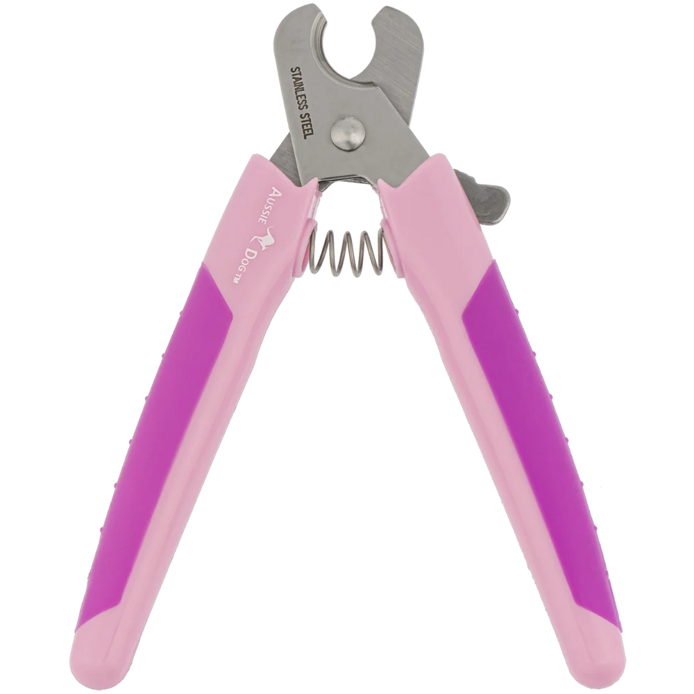 Nail Trimmer Pink and Purple Large by Aussie Dog