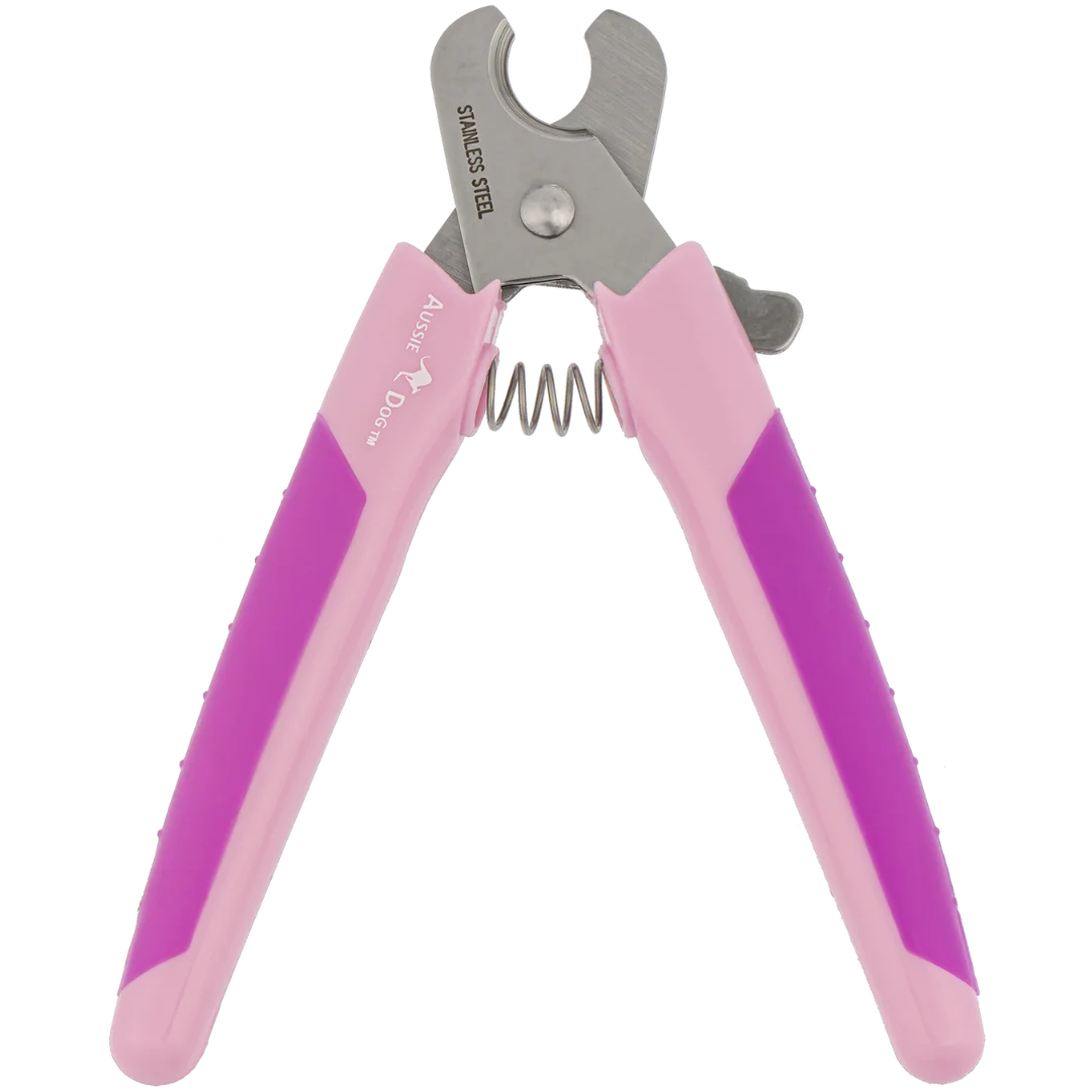 Nail Trimmer Pink and Purple Large by Aussie Dog