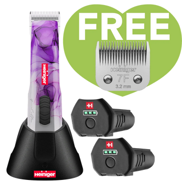 Heiniger Opal Special Edition Cordless Clipper 2 Batteries with 7F Blade