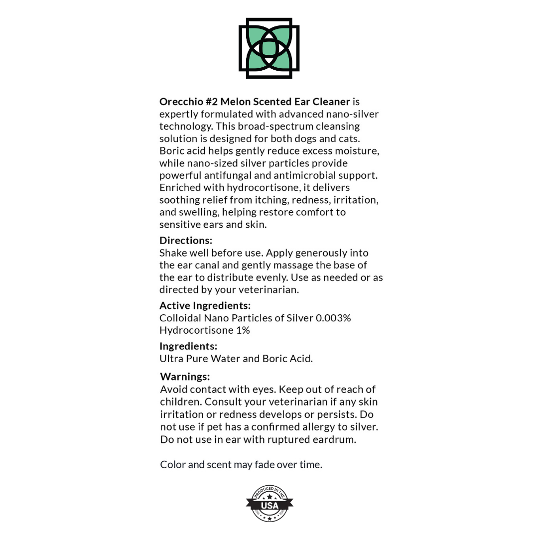 Orecchio #2 Melon Scented Ear Cleaner by Dog Fashion Spa