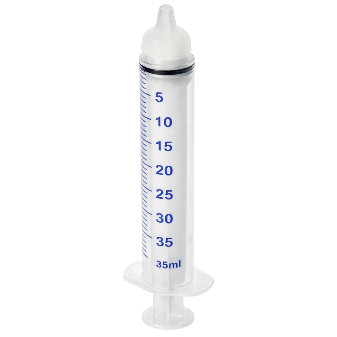 Small Threaded Syringe Nipple Feeders, 10ml (5-Pack) by Puppywarmer