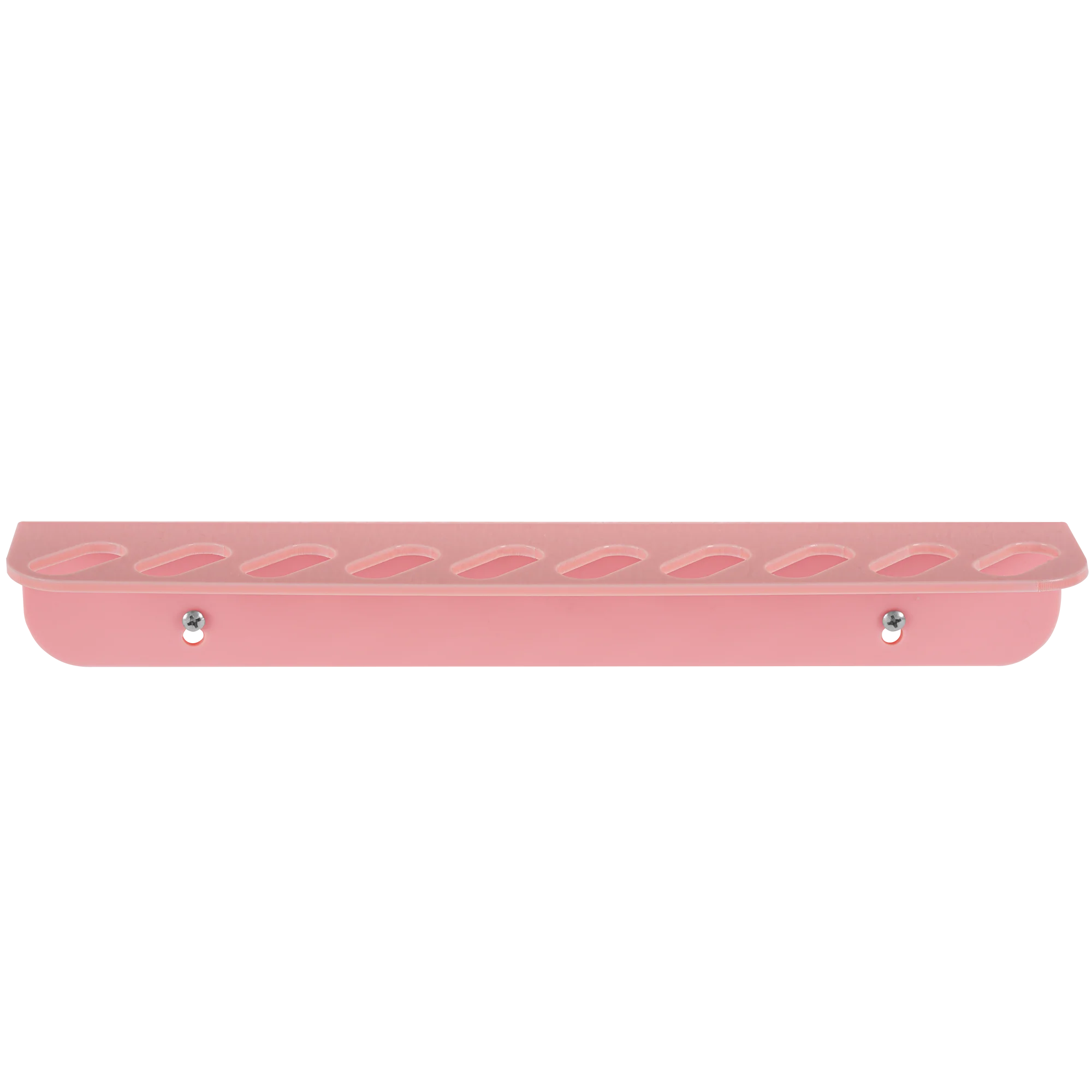 Acrylic 10 Scissor Holder Wall Mount Light Pink by PetStore.Direct