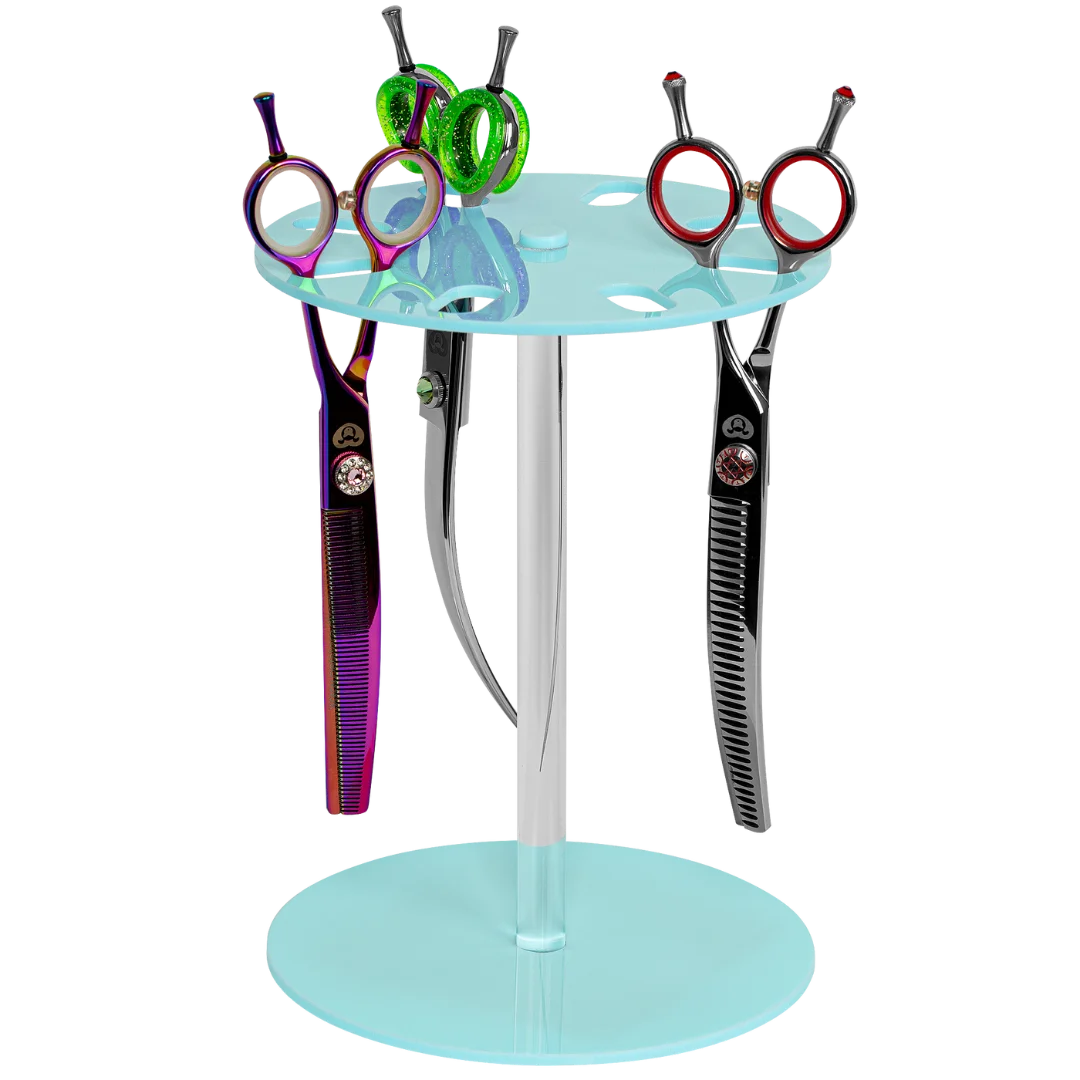 8 Scissor Holder Drawer and Table Aqua by PetStore.Direct