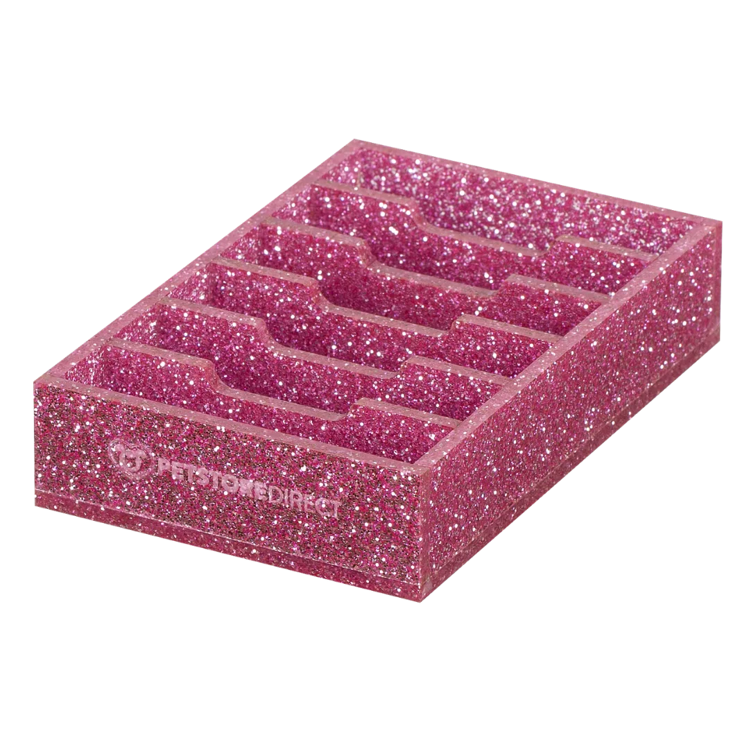 mini-wide-6-blade-holder-sparkle-magenta-by-petstore-direct