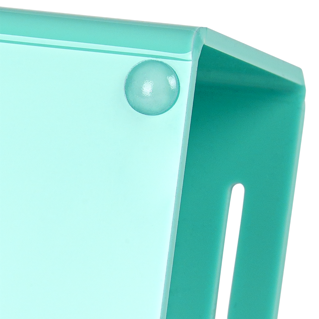 Acrylic 5 Comb Holder Tabletop and Wall Mount Aqua by PetStore.Direct