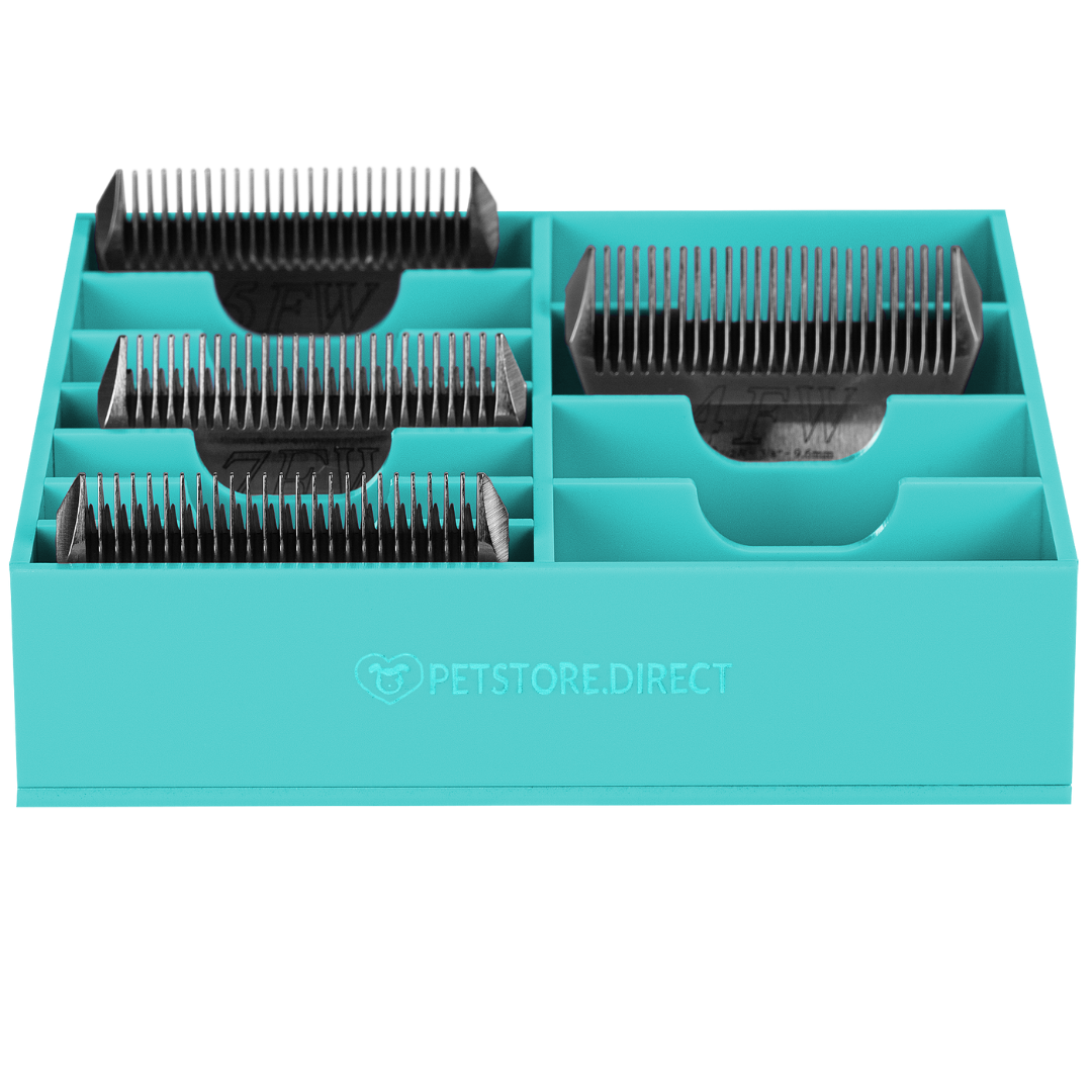 Wide Blades/Combs Guard Holder 11 Aqua by PetStore.Direct