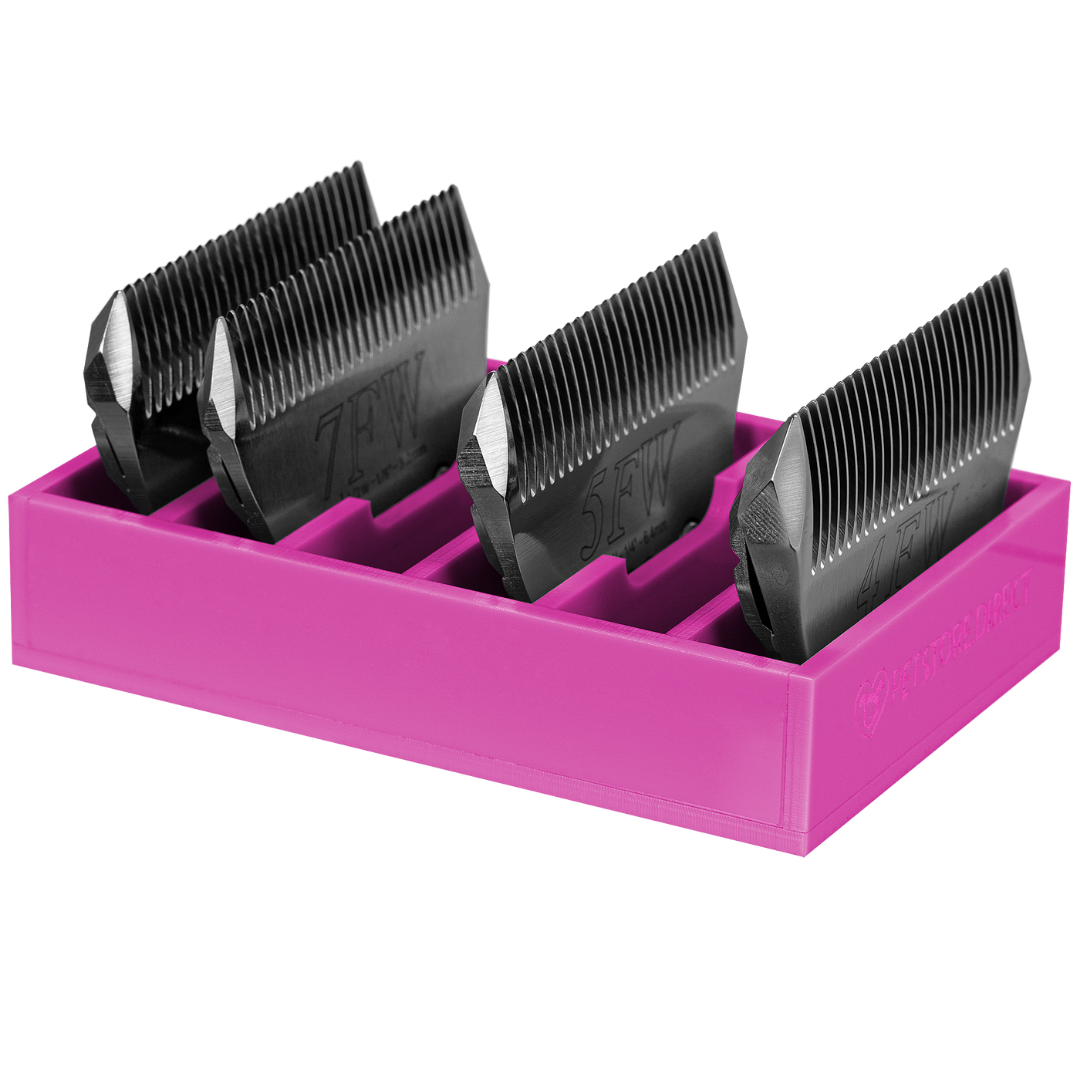Mini Wide 6 Blade Holder Hot Pink by PetStore.Direct