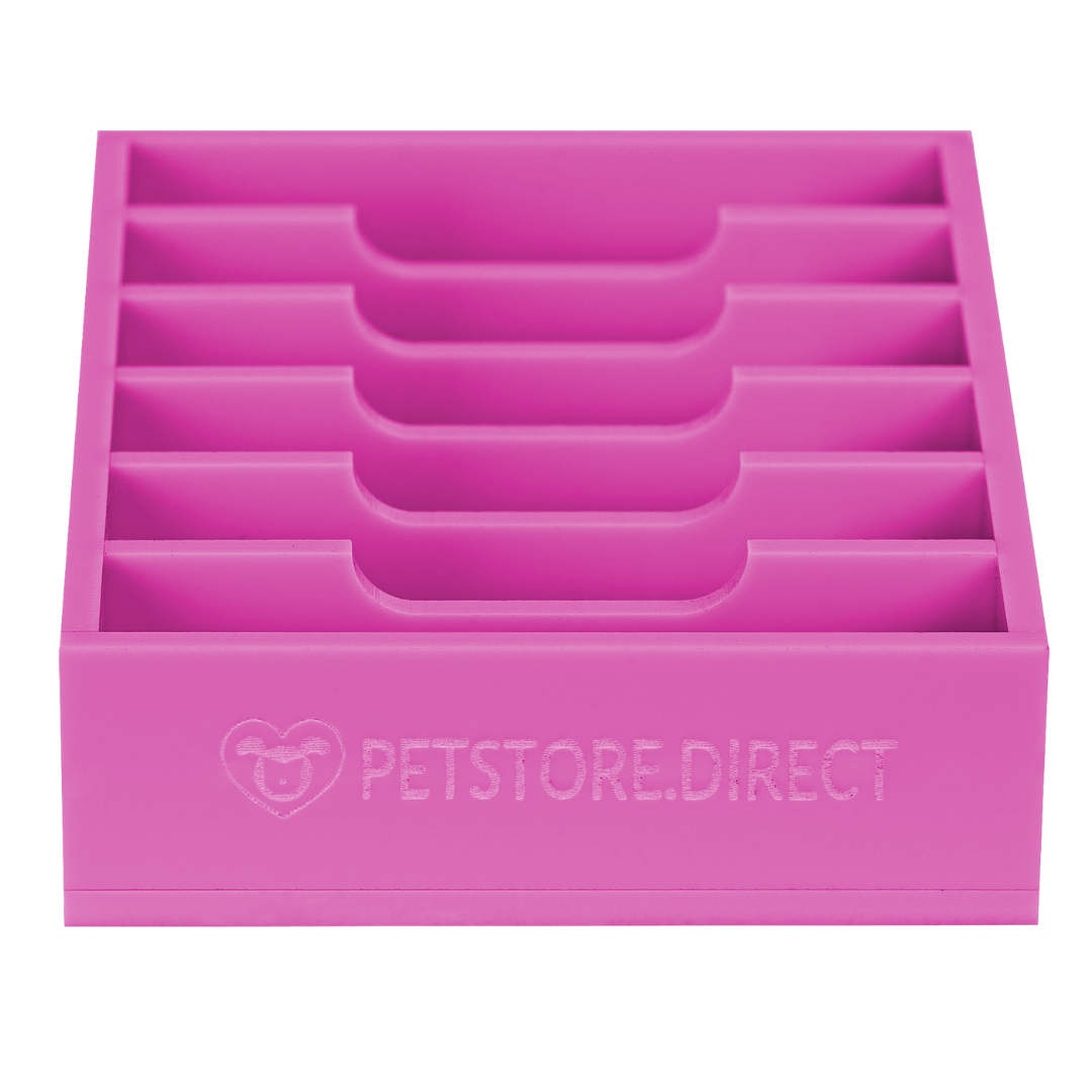 Mini Wide 6 Blade Holder Hot Pink by PetStore.Direct