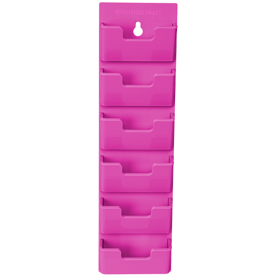 Wall Wide 6 Blades Holder Hot Pink by PetStore.Direct