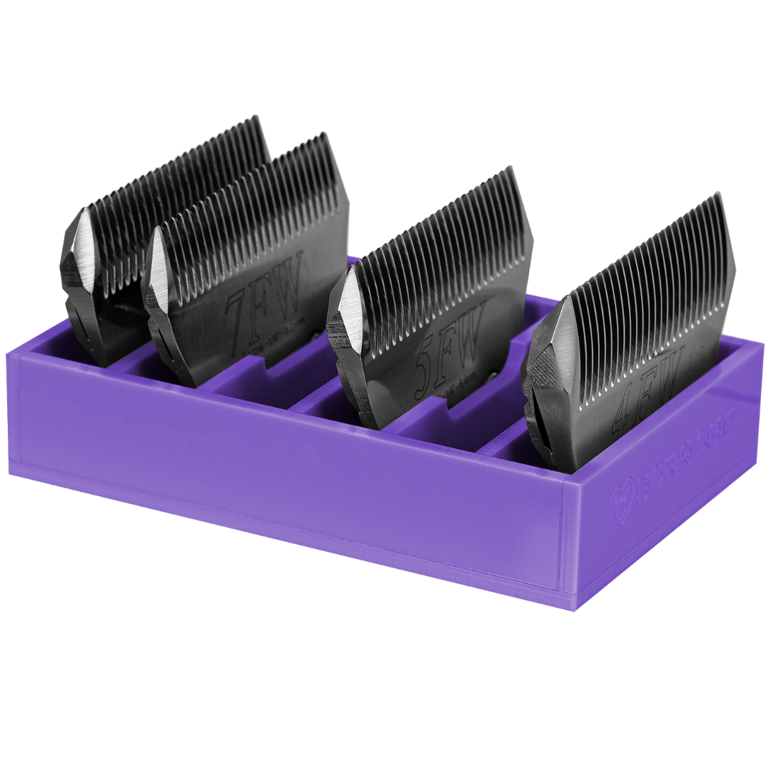 Mini Wide 6 Blade Holder Lavender by PetStore.Direct