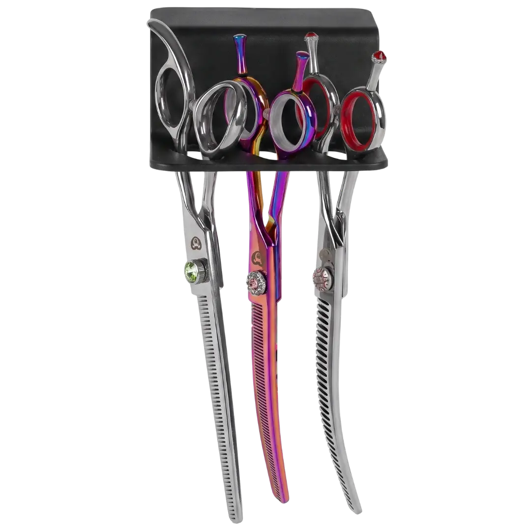 Secure Stick 3 Shear Holder Black by PetStore.Direct