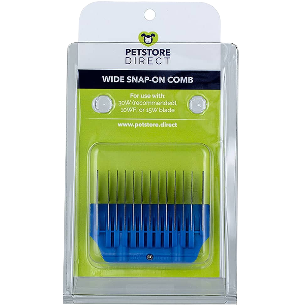 #2 3/8" Blue Wide Snap on Comb by PetStore.Direct