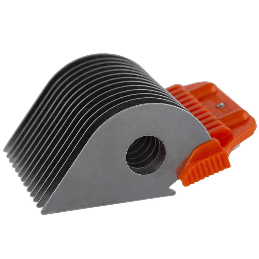1 1/2″ Orange Wide Snap on Comb by PetStore.Direct