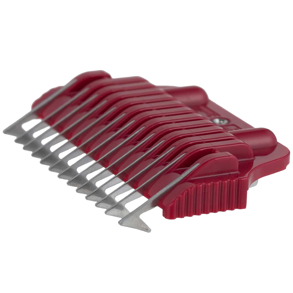 #5 1/8" Maroon Wide Snap on Comb by PetStore.Direct
